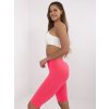 Neónovo ružové biker shorts
