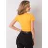 Žlté dámske tričko s krátkymi rukávmi