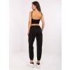 Čierna dámska súprava topu a nohavíc