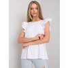 Biela blúzka s volánikmi