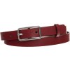 Červený dámsky hladký opasok