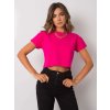 Fuchsiovy dámsky crop top