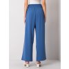 Modré dámske široké nohavice