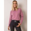 Ružové dámske tričko s výstrihom na chrbte