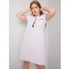 Biele pohodlné šaty