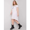 Biele pohodlné šaty