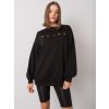 Čierna dámska mikina