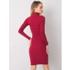 Bordové priliehavé šaty (Veľkosť S/M)