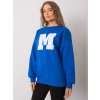 Kobaltová mikina s písmenom M