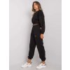 Čierna dámska tepláková súprava
