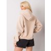 Svetlobéžová mikina s kapucňou
