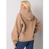 Béžová mikina s kapucňou