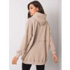 Béžová dámska mikina s vreckom