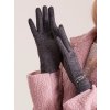 Dámske tmavo šedé rukavice