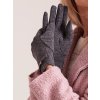 Dámske tmavo šedé rukavice