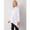 Biela dámska asymetrická košeľa