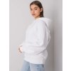 Biela dámska mikina s nápisom FREEDOM