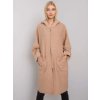 Béžový dámsky teddy kabát