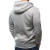 Pánska mikina s kapucňou šedá