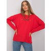 Červené dámske tričko s nápisom LOVE