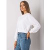 Biela dámska crop mikina