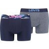 Modro-sivá sada boxeriek Levi's Boxer 2 Pairs Briefs