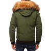 Khaki pánska zimná bunda