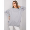 Svetlosivá dámska tunika so zipsami