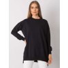 Čierna dámska tunika so zipsami