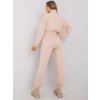 Béžový dámsky overal s vreckami