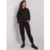 Čierne dámske oversize tepláky