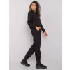 Čierne dámske oversize tepláky