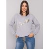 Svetlo sivé dámske tričko s potlačou