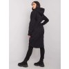 Čierna dámska dlhá mikina na zips