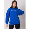 Kobaltová mikina Cherbourg s nápisom Official