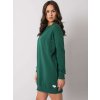 Zelené mikinové šaty Hanely s vreckom na hrudi