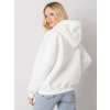 Biela dámska mikina na zips