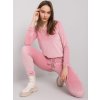 Svetlo ružová dámska velúrová tepláková súprava