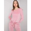 Svetlo ružová dámska velúrová tepláková súprava