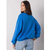 Modrá voľná mikina Hariette s nápisom "Original wear"