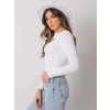 Biele dámske tričko s prestrihom