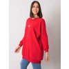 Červená tunika Raella s nápisom We need to talk RV-TU-7278.81P-red (Veľkosť ONE SIZE)