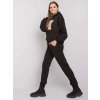 Čierna dámska tepláková súprava