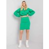 Zelený dámsky komplet mikiny a sukne