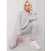 Svetlosivá dámska prešívaná tepláková súprava