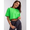 Svetlozelený dámsky crop top