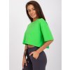 Svetlozelený dámsky crop top