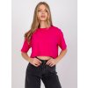Fuchsiové tričko Viola v "crop" strihu
