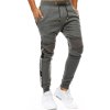 Antracitové joggery s pruhmi