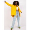 Žltá dlhšia prešívaná bunda Kelly